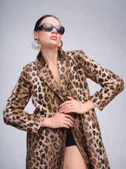 Leopard Coat - Fashion M.O.V