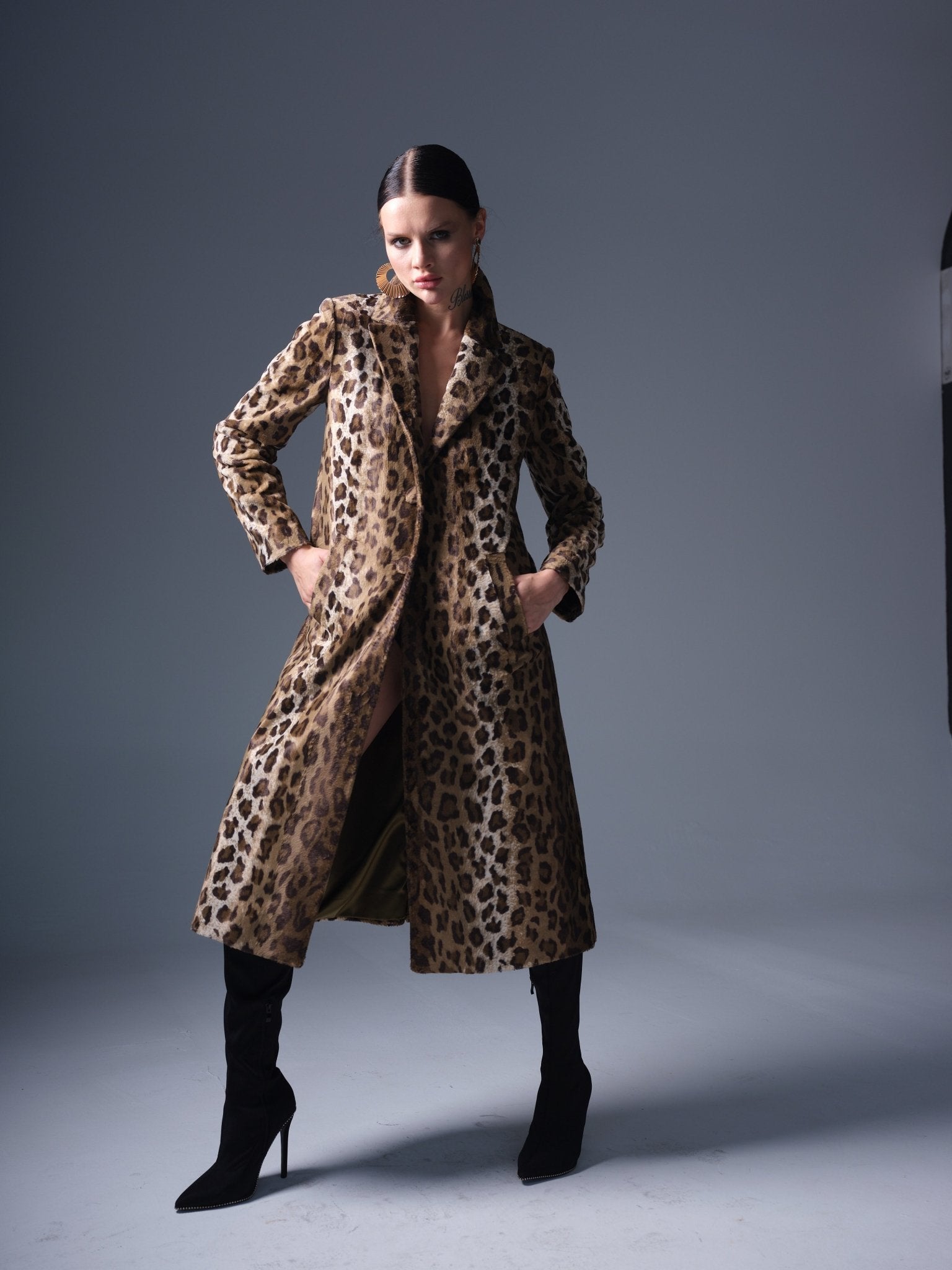 Leopard Coat - Fashion M.O.V